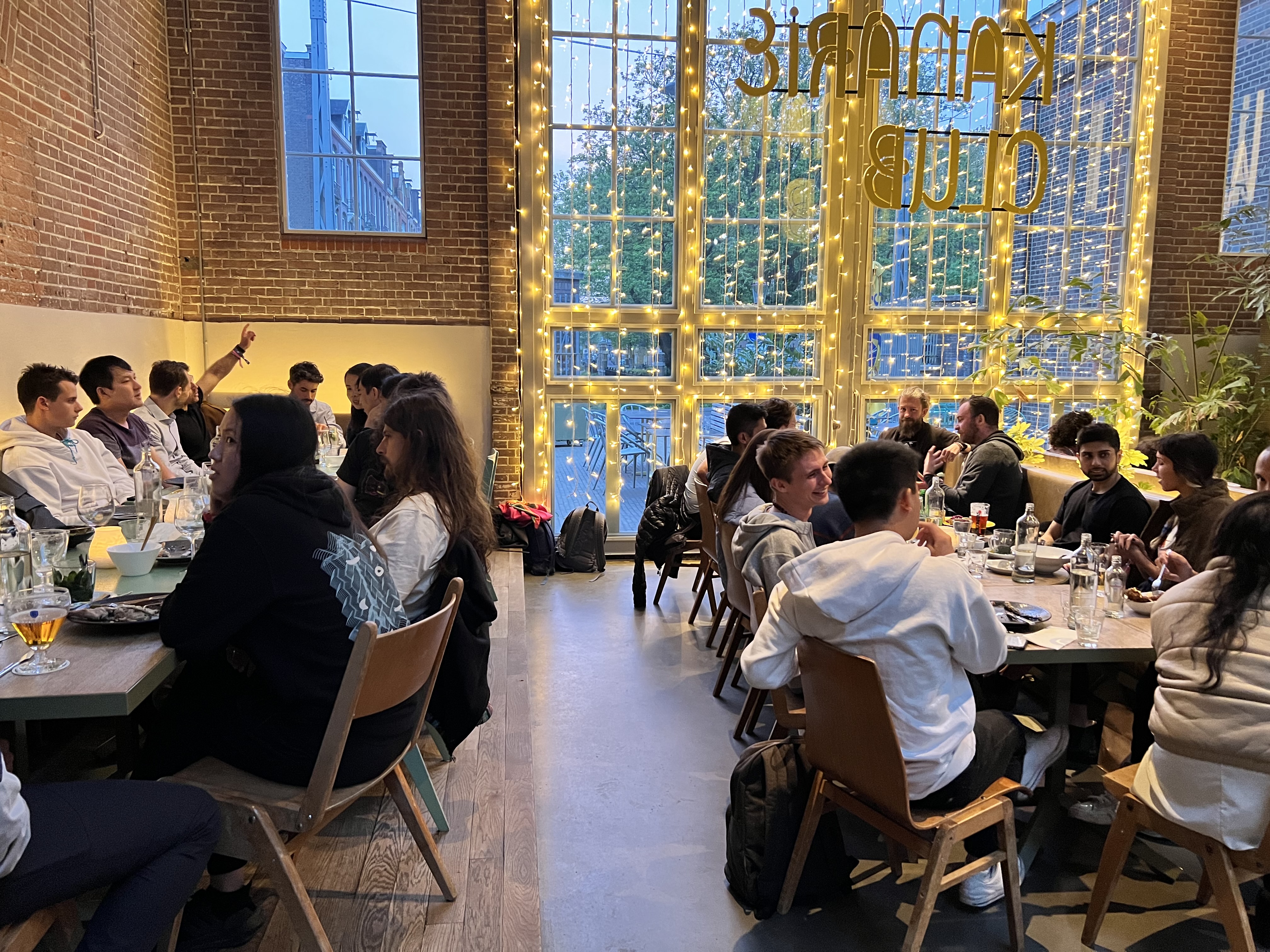 Zeitgeist & friends dinner at Devconnect in Amsterdam.
